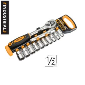 Serie 10 Chiavi a Bussola con Cricchetto 1/2"